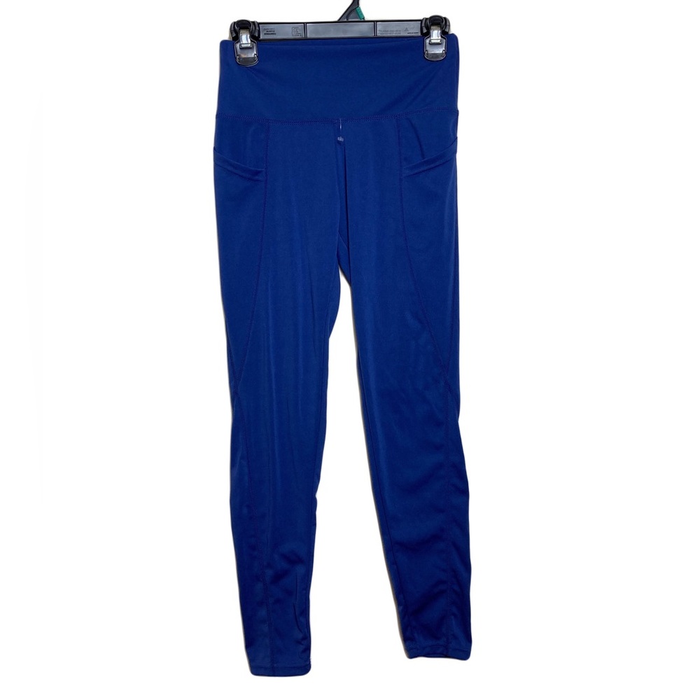 Royal Blue Leggings with pockets Size Small